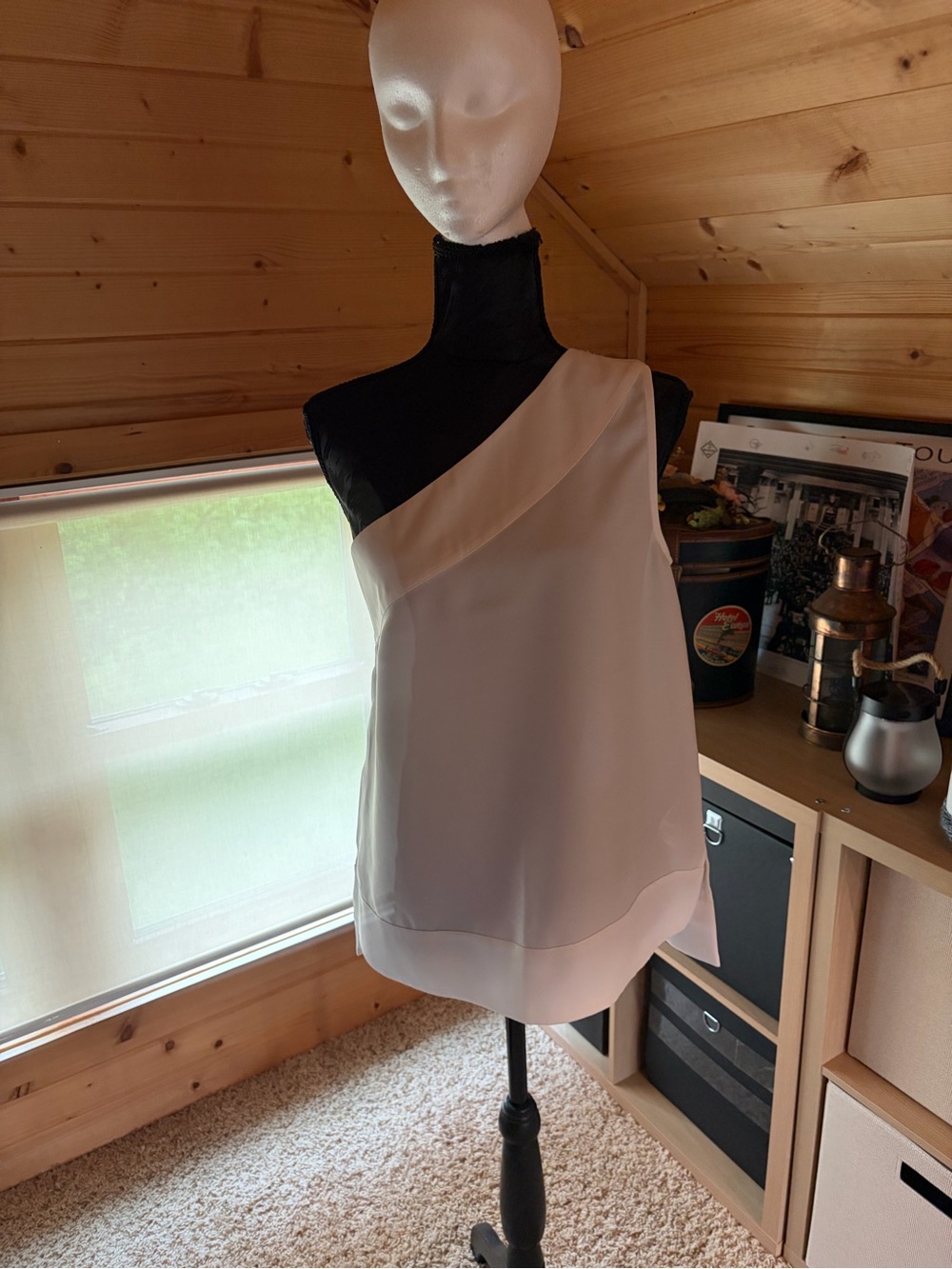 Banana Republic White Asymmetrical top